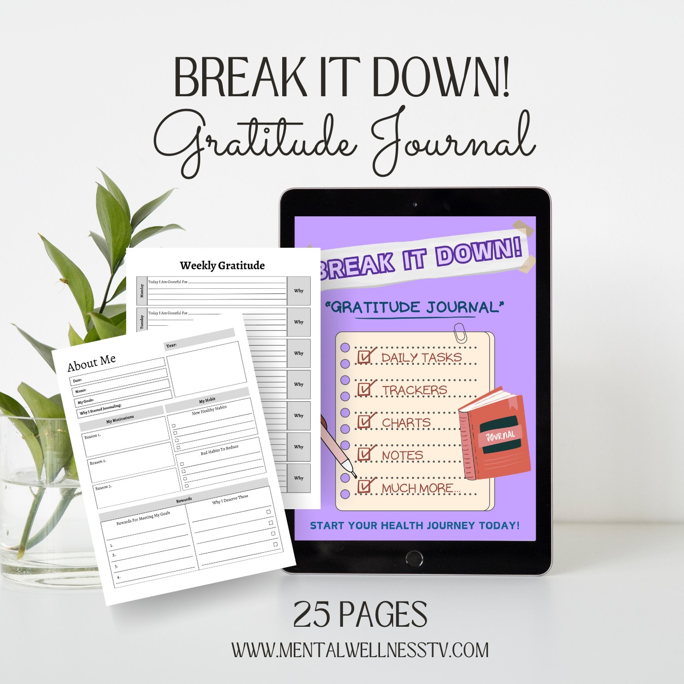 Gratitude Journal – Cultivate Positivity Daily